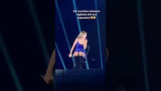 Taylor Swift - Vigilante Shit to Bejewelled Cute  Transition  | Eras Tour #taylorswift #shortsfeed