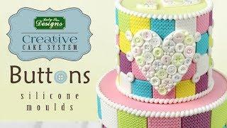 Creative Cake System Button Hearts and Borders