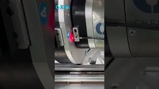 10ml e liquid box tax stamp labeling machine #labelingmachine #shortvideo #foryourpage #factory
