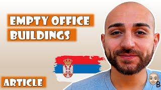 Learn Serbian  Empty office buildings