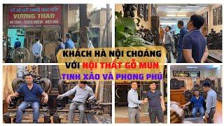Xưởng Đồ gỗ nội thất Vương Thao đón tiếp Khách Hàng ở Hà Nội về thăm cơ sở