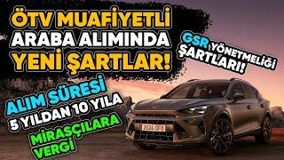 2024 Engelli Araç Alımı ve Yeni GSR Düzenlemeleri: ÖTV Muafiyeti ve Güvenlik Yönetmeliği