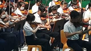 Mon Shwe Yi(မှုံရွှေရည်) @YIS+ILBC Music Together 2023 #famous Myanmar song #school orchestra #ILBC