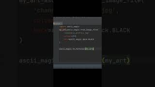 image to ascii art | python ascii_magic | ascii magic | ascii art | terminal art |ascii image