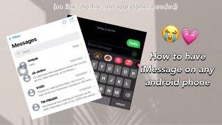 New update | How to have iMessage on any android phone!! | Hridyak.