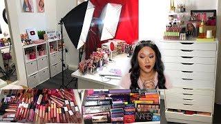 MY MAKEUP COLLECTION & MAKEUP ROOM TOUR! 2019