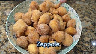 Italian Grandma Makes Zeppole (Italian Doughnuts)