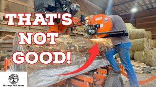 What NOT To Try With A Woodmizer Sawmill!