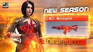 *M13 MORNINGSTAR IS BACK! INTENSE NO RECOIL MYTHIC M13 & HS0405 ONE TAP FULL GAMEPLAY| SOLO vs SQUAD
