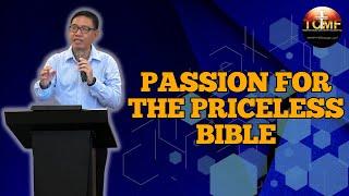 Passion For the Priceless BIBLE | Rev. Dr. Jessie Yu | TCMF-ILOILO