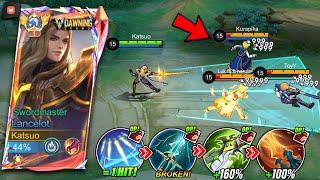 LANCELOT NEW FULL DAMAGE BUILD FOR ONE SHOT 2025!!  (99% BROKEN) - MLBB