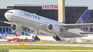 25 MINUTES of NON STOP BIG PLANE TAKEOFFS and LANDINGS at ORD | Chicago O'Hare Plane Spotting