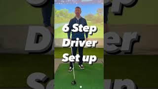 SIMPLE yet PERFECT 6 Step DRIVER set up EVERY TIME for senior golfers