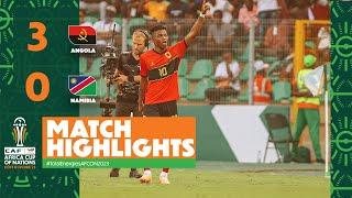 HIGHLIGHTS | Angola   Namibia | #TotalEnergiesAFCON2023 - Round of 16