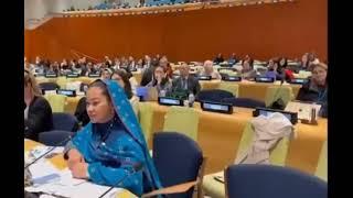 Distinguished Senator, Natasha H Akpoti attending  the Women  Parliamentarians, New york