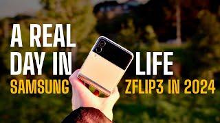 Using the Samsung ZFlip3 in 2024! - A Real Day in Life