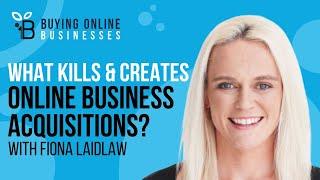 What Makes And Breaks Most Online Businesses Acquisitions with Flippa M&A Advisor Fiona Laidlaw