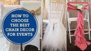 How to Choose the Best Event Chair Style | BalsaCircle.com