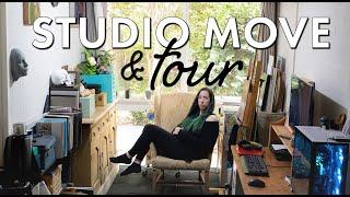 Studio Move & Tour 2020 - Inside the Artists Space! (With too many oil paints...) #studiotour