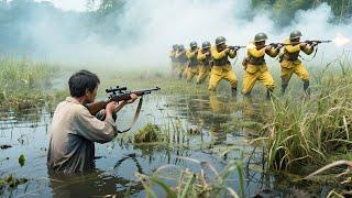 Top agents engage Japanese forces in a deadly swamp gunfight, every shot fatal!