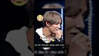 JK couldn't even answer ‼️ Taehyung made him so nervous  #taekook #shorts #ytshorts