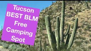 BEST FREE CAMPING,Tucson BLM & Saguaro National Park Drive Thru. Don’t Skip Sunset Pics At The End.