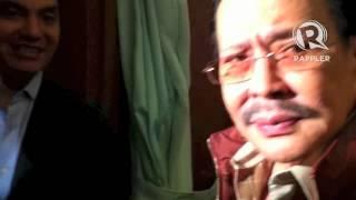 What does Erap think of Mayor Lim's running mate?