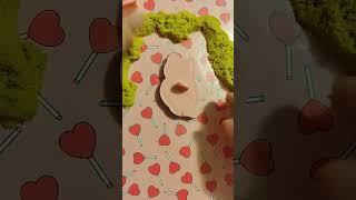 Kinetic sand cat #kineticsand #cat #fun #shorts #colours