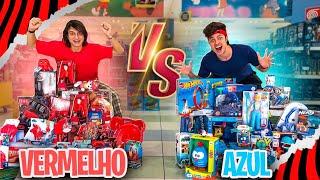 QUEM PEGAR MAIS BRINQUEDOS DA SUA COR, VENCE! - Desafio