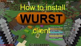 How to install WURST Client (Java Edition)