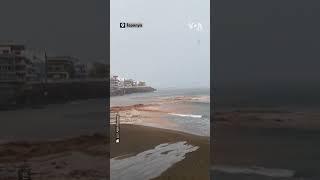 Sele kapılan araç denize sürüklendi | VOA Türkçe