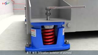 [NSV] 펌프 방진 밀폐형 스프링 마운트_VIBRATION ISOLATION OF PUMPS(Close Type)