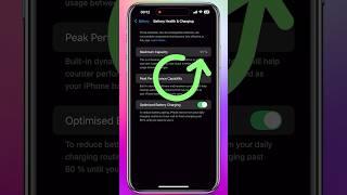 iPhone Battery Health: How to Check Maximum Capacity Easily! #HolidaysWithYouTube #shorts