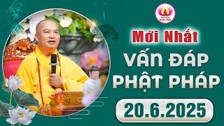 (Mới nhất - P1) VẤN ĐÁP PHẬT PHÁP -Pháp Hội Địa Tạng 20/6/2025 Chùa Khai Nguyên│Thầy Thích Đạo Thịnh