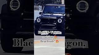 Black G-Wagon, cruising Beachside!!!!!!!! #luxury #$hort$ #beachside! #lux #money #onthebeach #GLux!