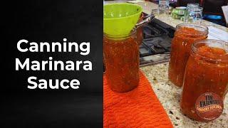 How-To Can Marinara Sauce