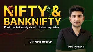 Share market updates: 21st November 2024 by Univest | Nifty and Bank Nifty Prediction