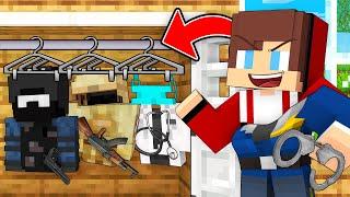 JJ Can Shapeshift Using JOBS To Prank Mikey in Minecraft (Maizen)