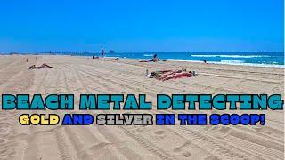 Beach Metal Detecting | Gold And Silver In The Scoop !