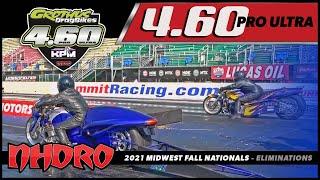 NHDRO 4.60 Index Eliminations - Eighth Mile Pro Drag Bike Motorcycle Drag Racing - Wheelie Bars