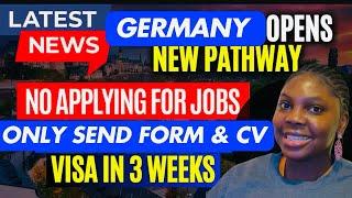 BREAKING NEWS! MOVE TO GERMANY 2025 WITH YOUR FAMILY | GET HIRED DIRECTLY BY EMPLOYEES | APPLY NOW!