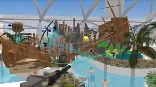 Speelstructuur monte mare Kreuzau (DE) | 3D impressie | Watergames & More