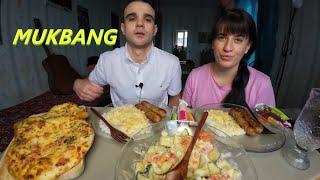 МУКБАНГ С ВАРЕЙ / КУПАТЫ / РИС / САЛАТ / ВЫПЕЧКА / КОНФЕТЫ / ОБЖОР / EATING MUKBANG ASMR АСМР 먹방