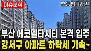 부산 에코델타시티 아파트 여기를 노려라. 부산시 강서구 신규 입주 러시속에 기존 아파트 하락세 가속~ #명지신도시 #전망 #급매물 #갭투자 #분양가 #전세가 #에코델타시티