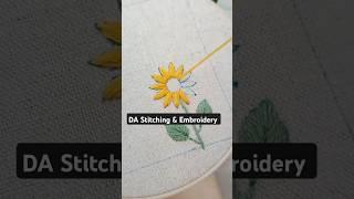 Very easy hand embroidery tutorial #shorts #trending #stitch #embroidery #ytshorts #newstitch