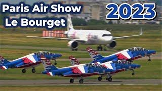 Paris Air Show 2023 / Salon du Bourget,  Airbus A321 XLR, Riyadh Air Boeing 787, Rafale, F-35, A400M