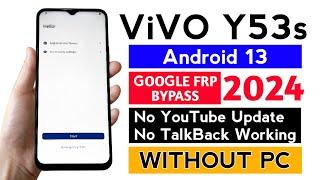 Vivo Y53s (V2058) Frp Bypass  Gmail Account Android 13 WITHOUT PC.