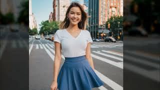 AI NewYork Skirt LookBook #ai #newyork #lookbook