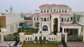 Pakistan,s Most Luxurious Fully Furnished 2 Kanal Spanish House, Lawn Pool, In Zee Garden Faisalabad