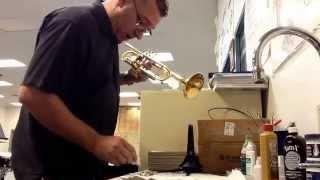 How To Clean Your Trumpet - 1st & 3rd Valve Slide Assembly